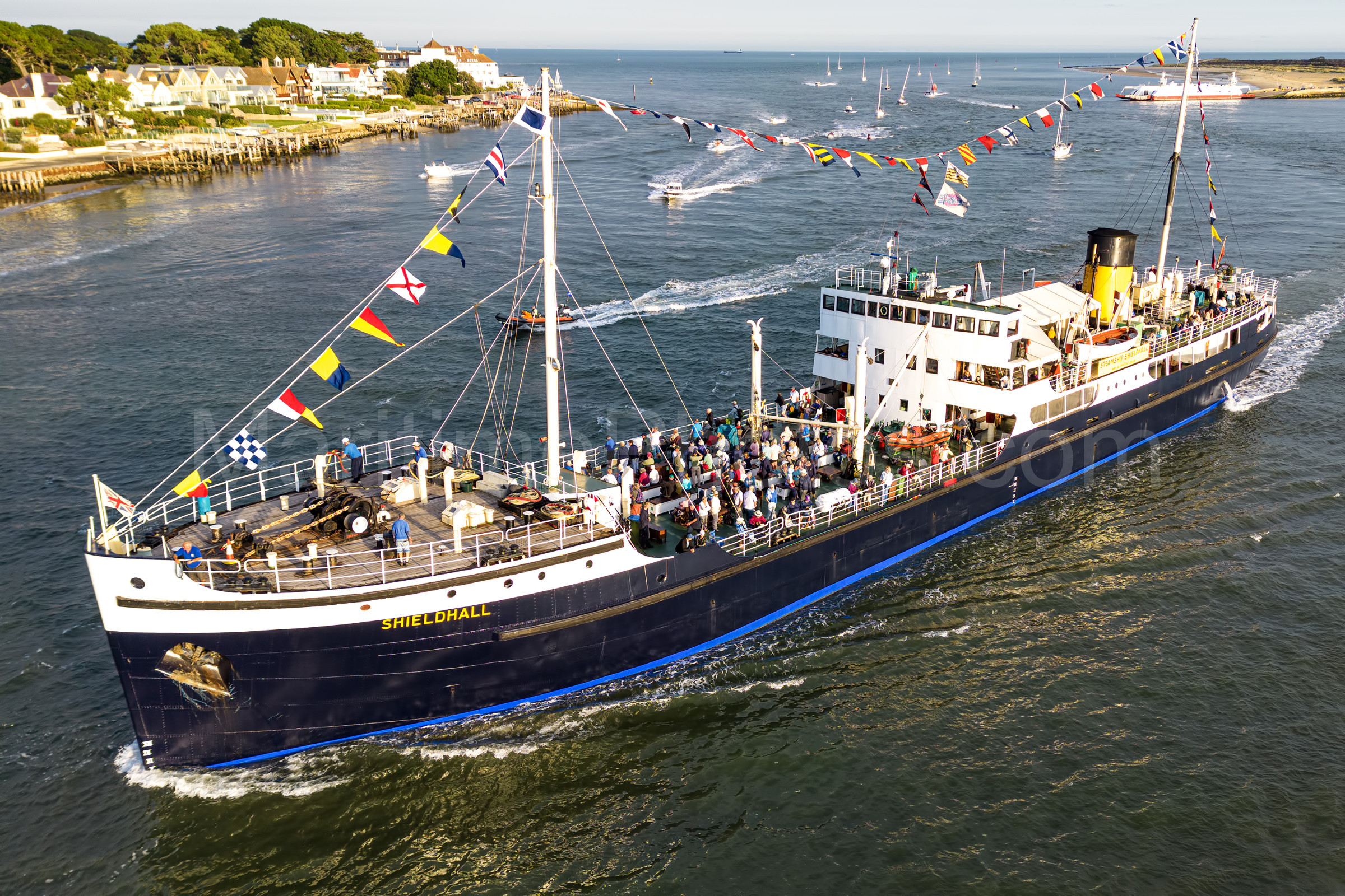 Shieldhall Steamships IMO 5322752 at Poole Harbour, UK