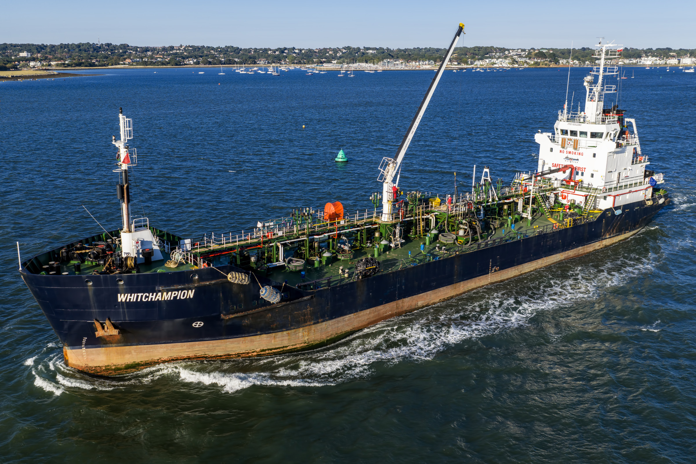 Whitchampion Tanker IMO 9252280 at Poole, UK