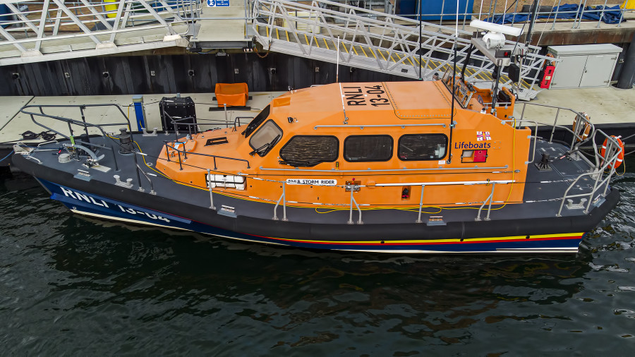 Shannon Class 13-04 "RNLB Storm Rider" at Poole, United Kingdom
