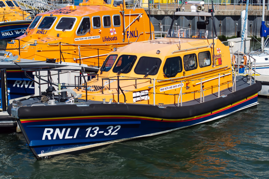 Shannon Class 13-32 "RNLB Ruth and David Arthur" at Poole, United Kingdom