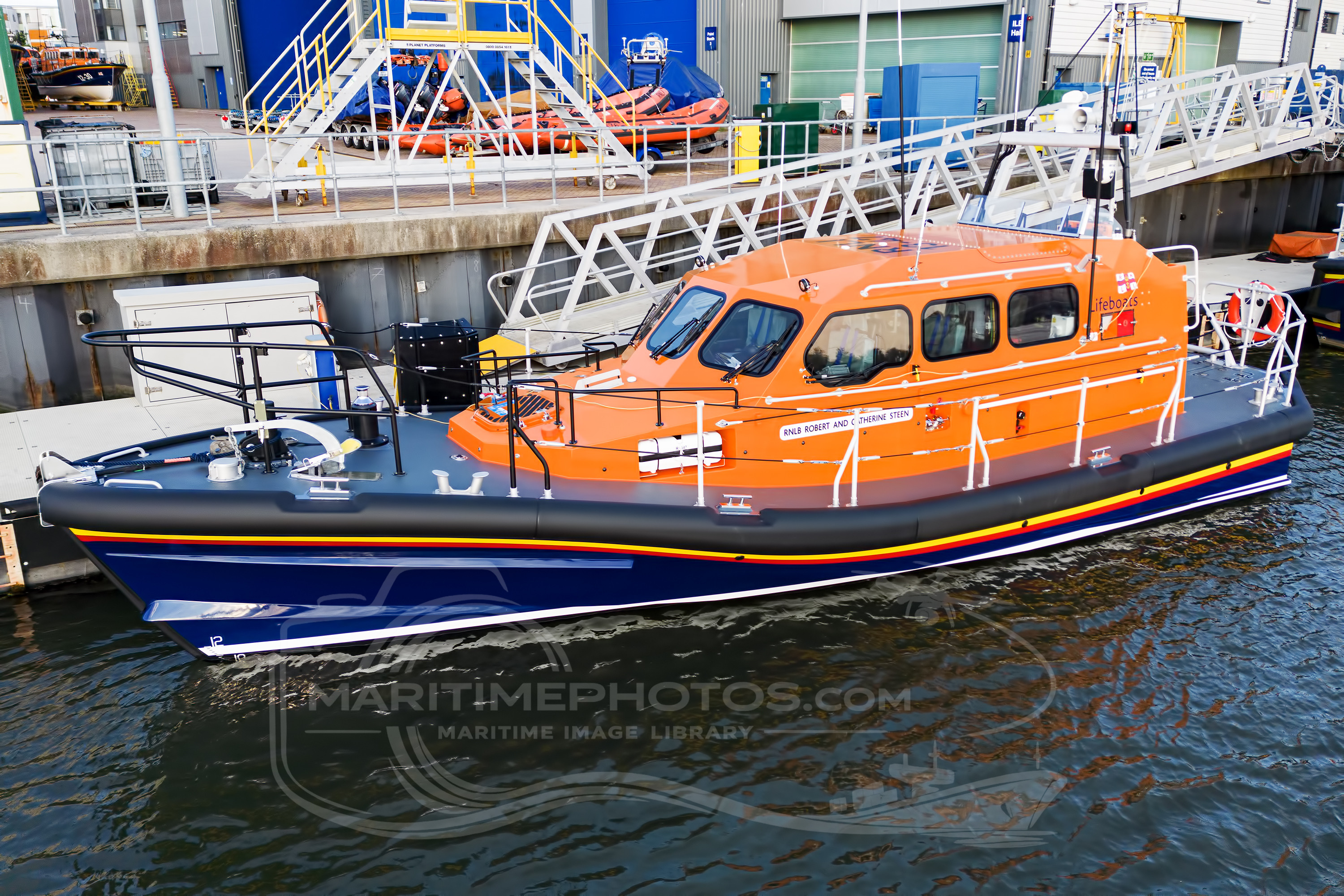 Shannon Class 13-40 "RNLB ROBERT AND CATHERINE STEEN" RNLI – Shannon Class at Poole, United Kingdom