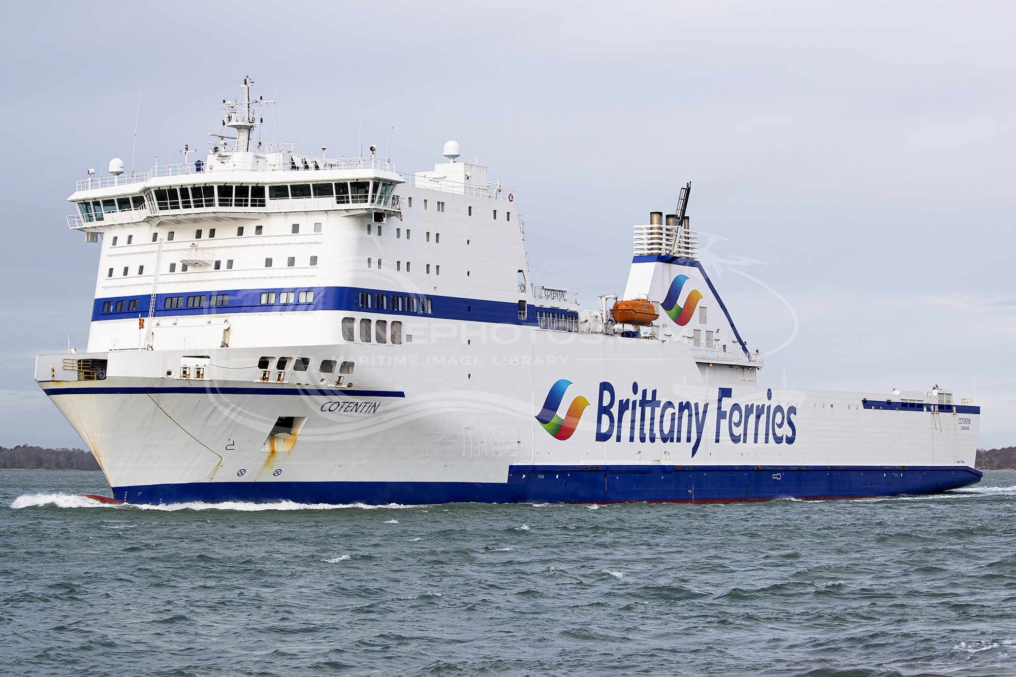 Cotentin Ferry IMO 9364978 at Poole, United Kingdom