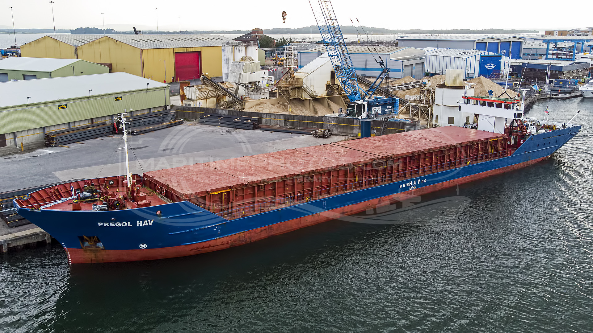 Pregol Hav General Cargo IMO 8519239 at Poole, United Kingdom