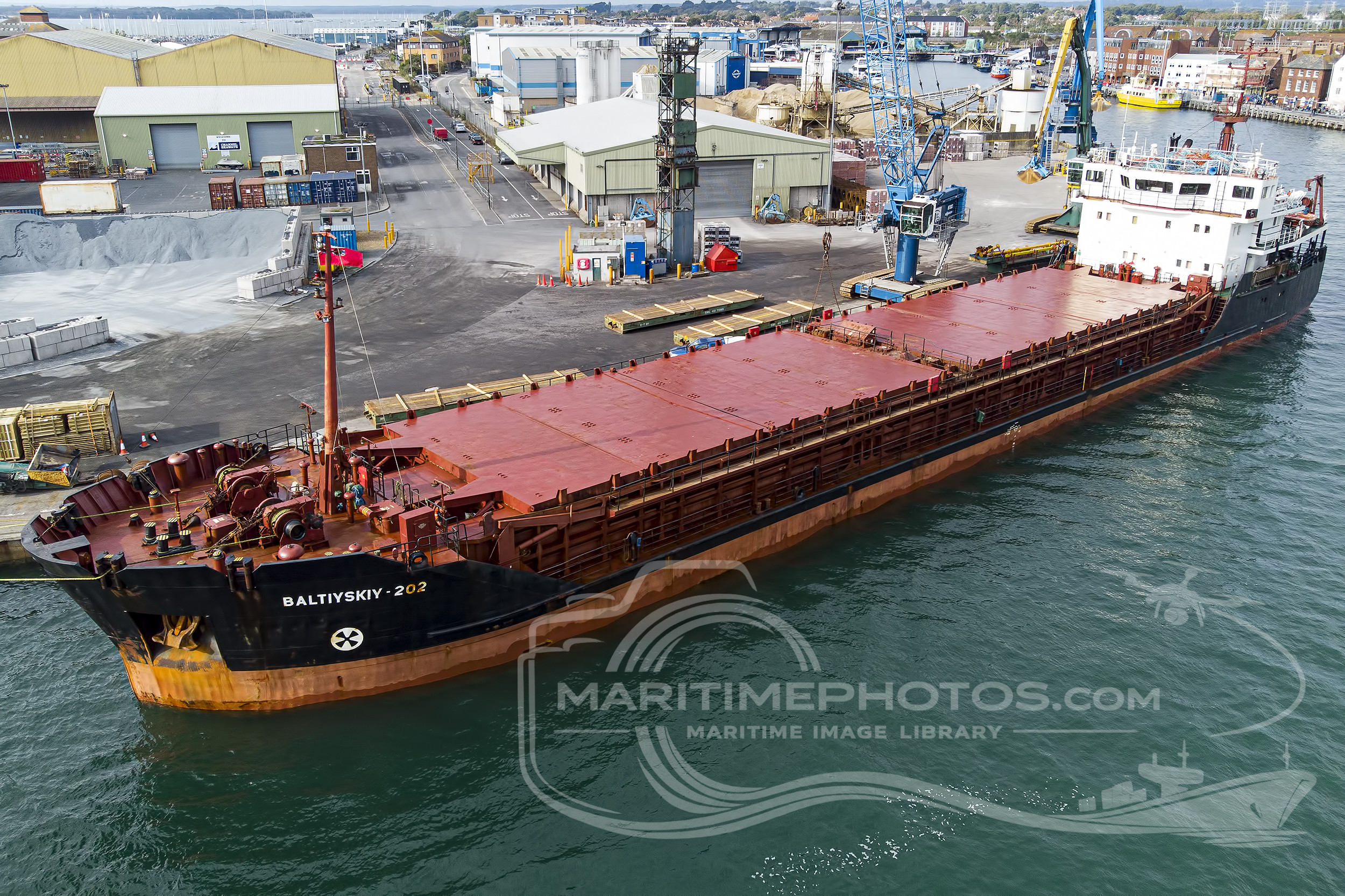 Baltiyskiy-202 General Cargo IMO 9057252 at Poole, United Kingdom