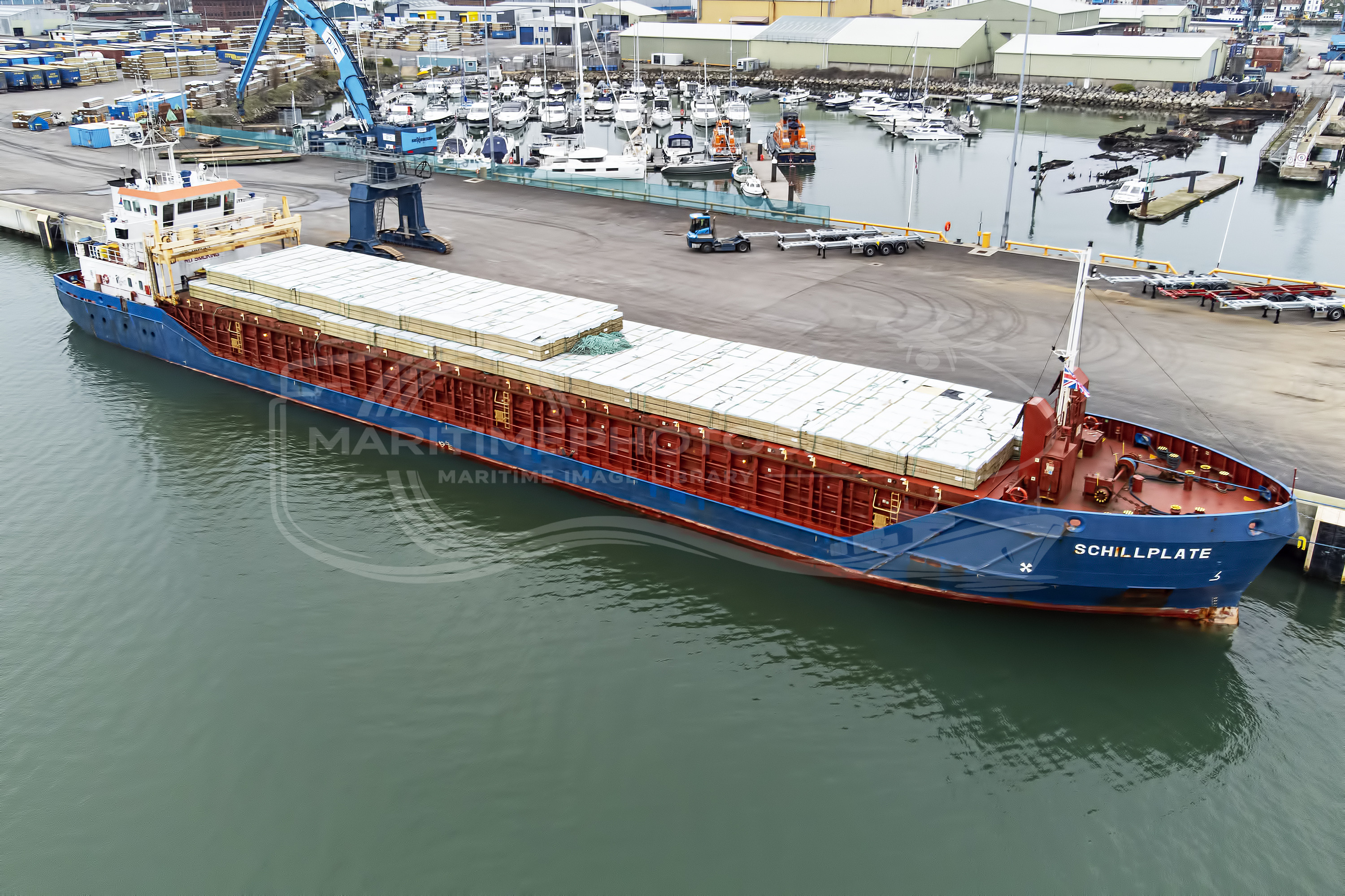 Schillplate General Cargo IMO 9505285 at Poole, United Kingdom