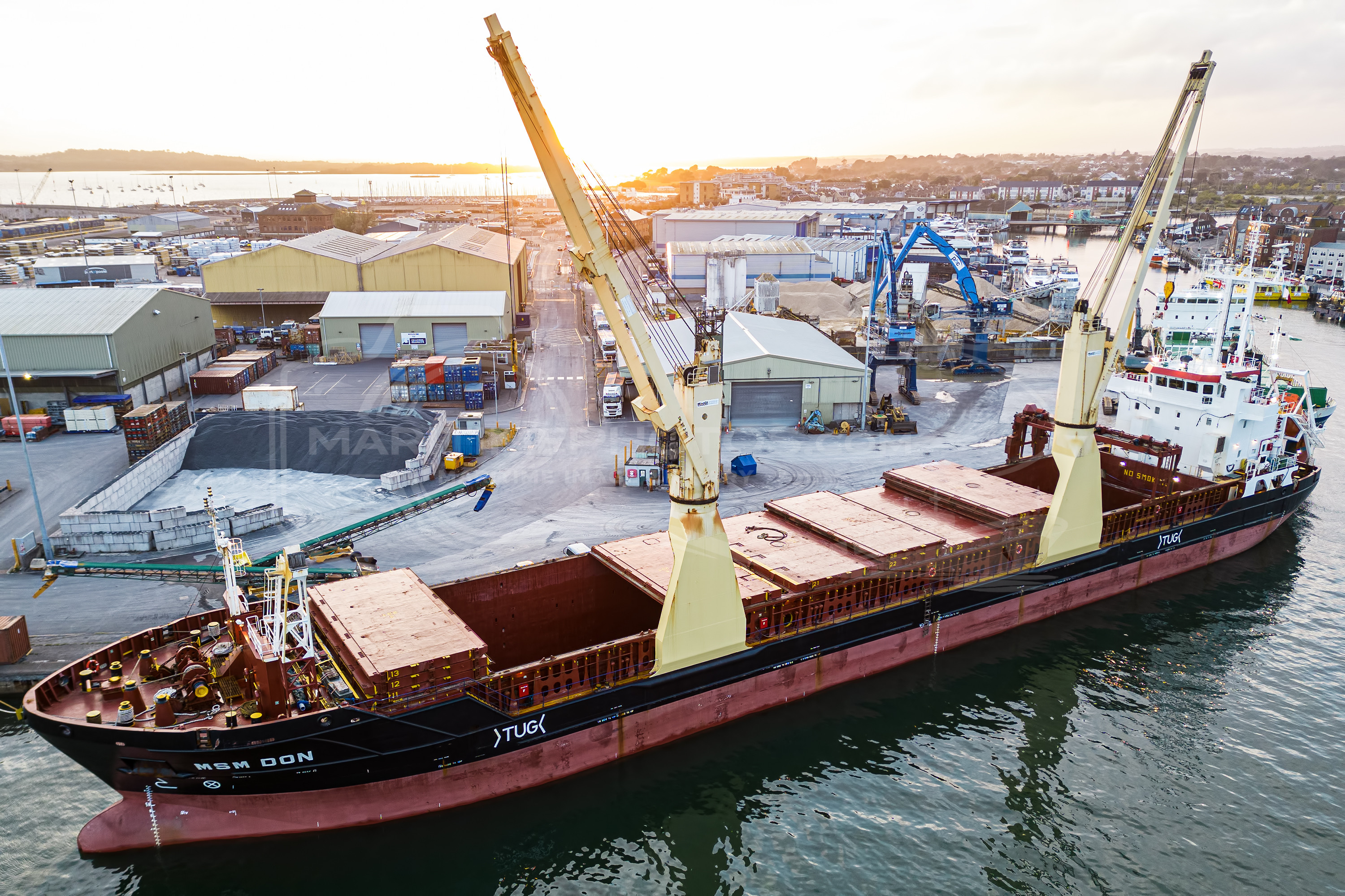 Msm Don General Cargo IMO 9518971 at Poole, United Kingdom