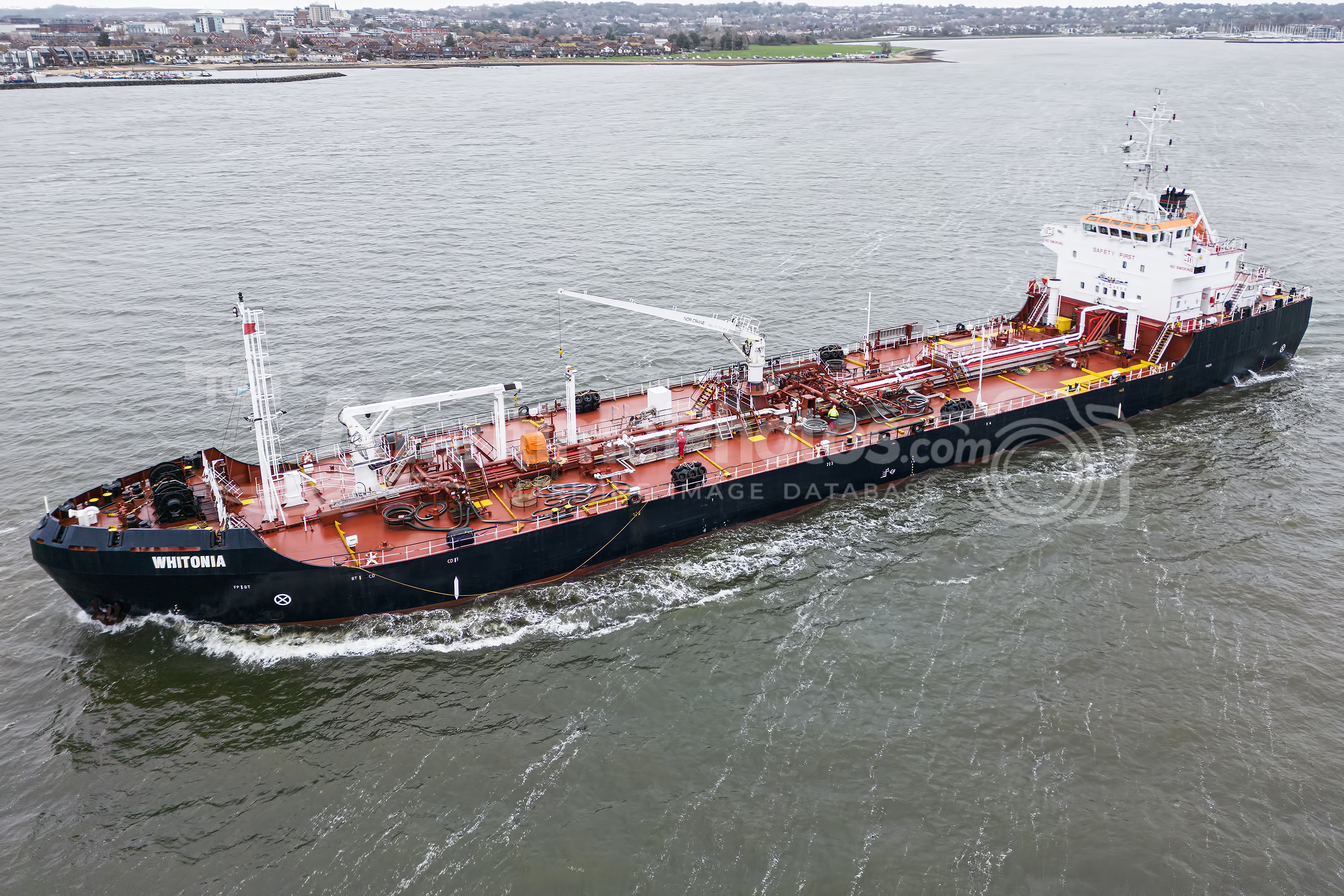 Whitonia Tanker IMO 9342607 at Poole, UK
