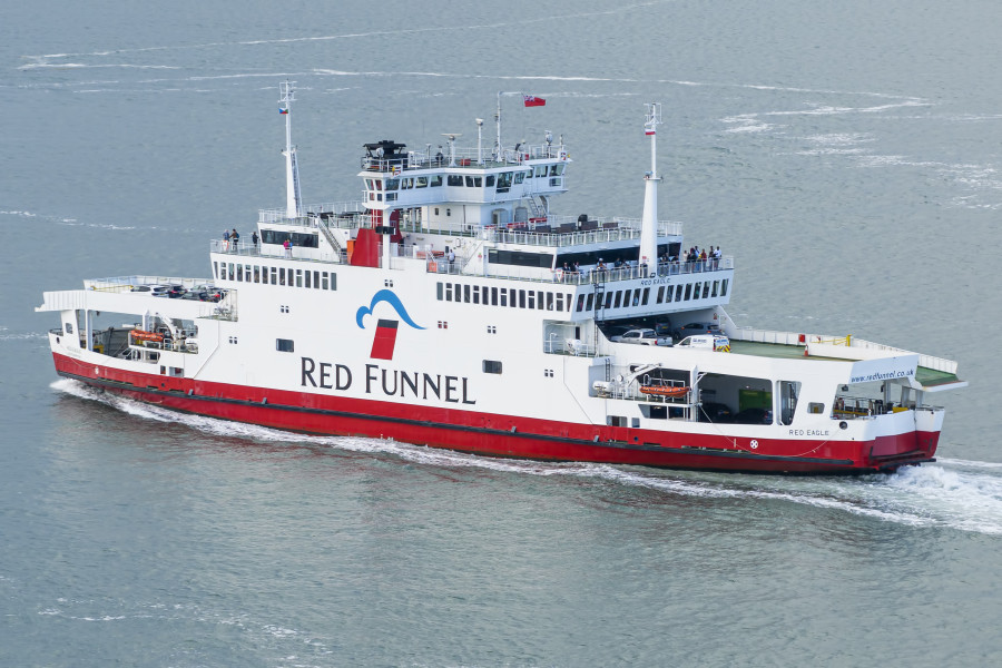 Red Eagle at Calshot Reach, United Kingdom