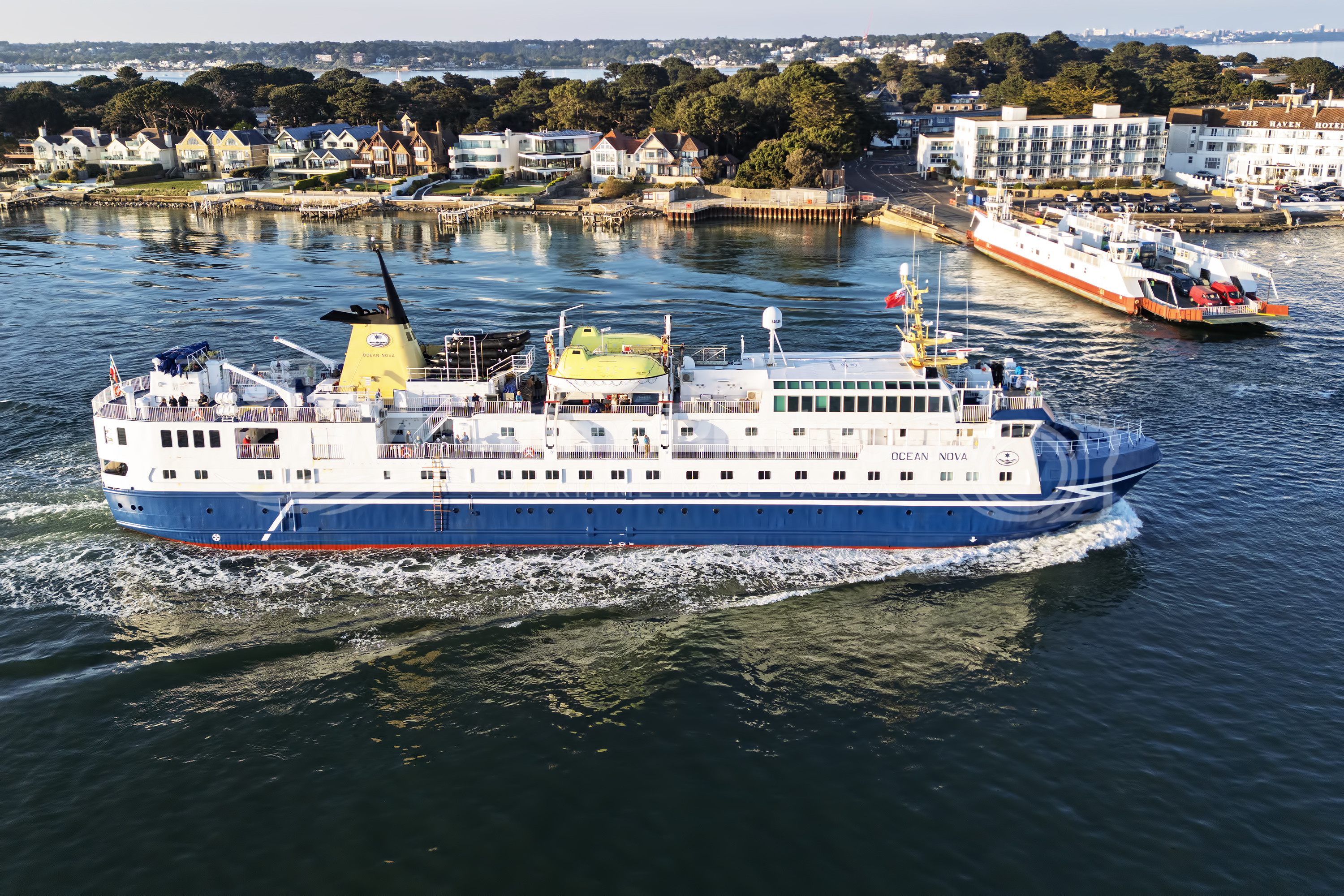 Ocean Nova Cruise Ship IMO 8913916 at Poole, UK