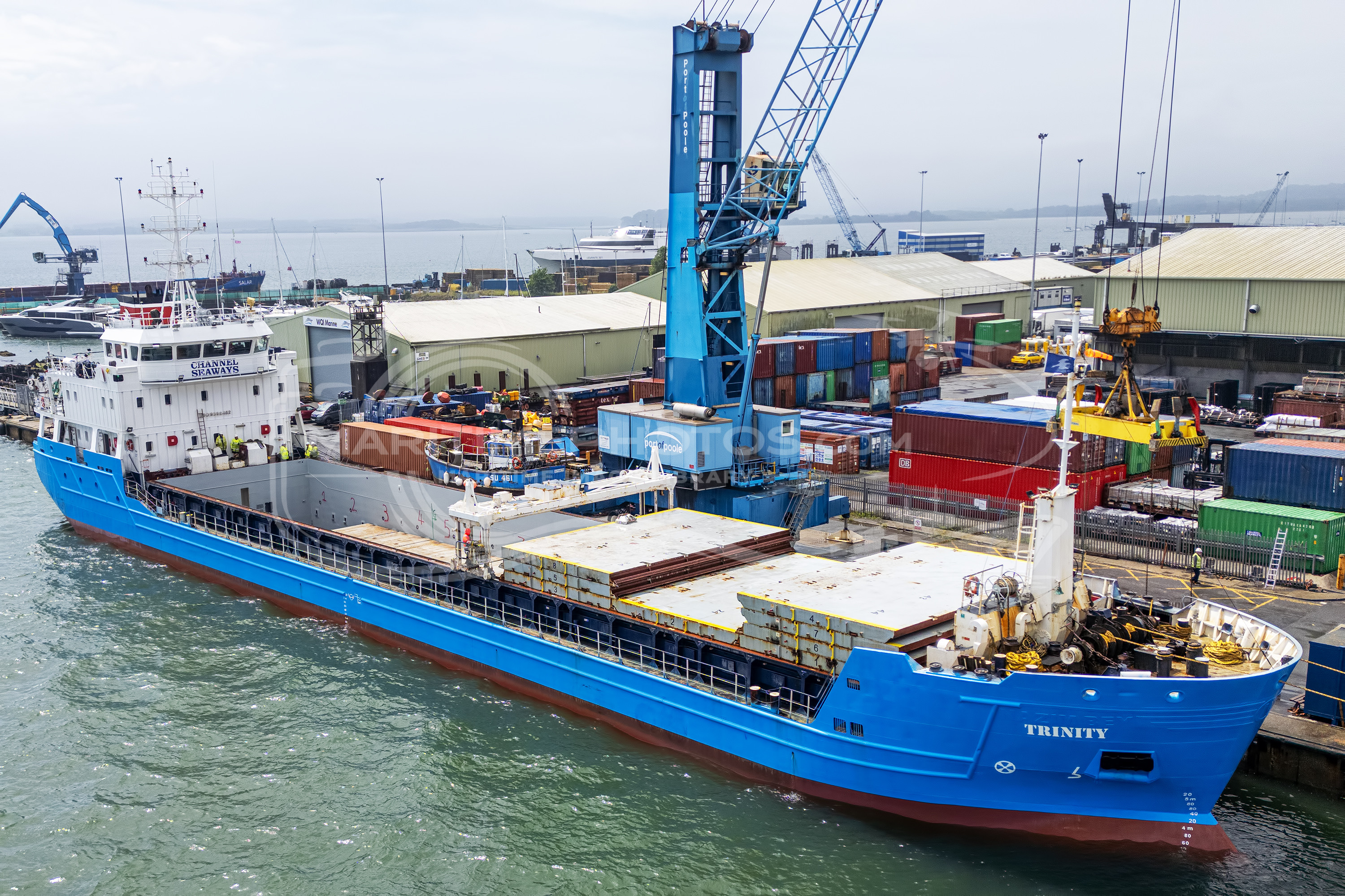 Trinity General Cargo IMO 9396452 at Poole, UK