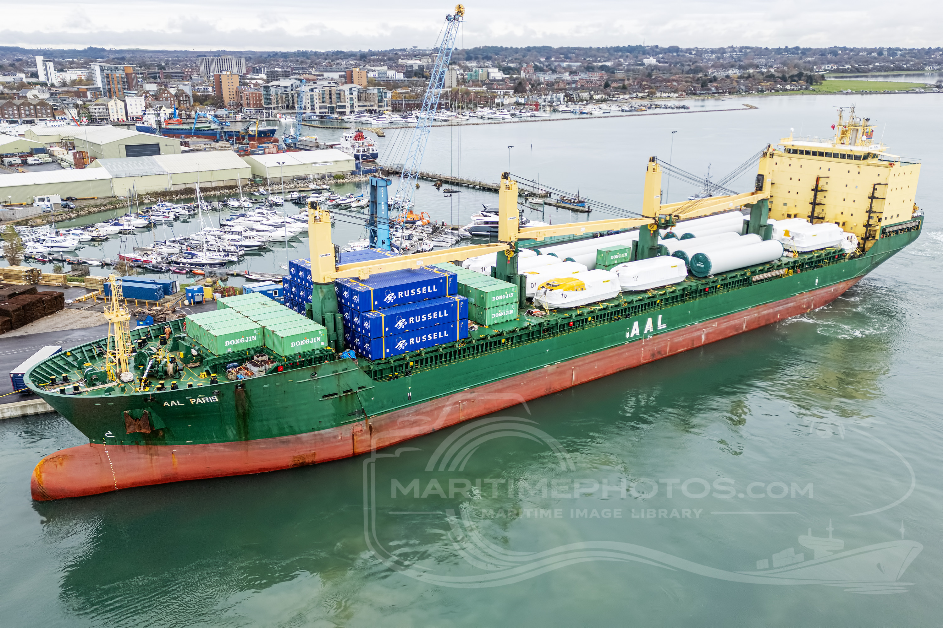 AAL Paris General Cargo IMO 9594494 at Poole, United Kingdom