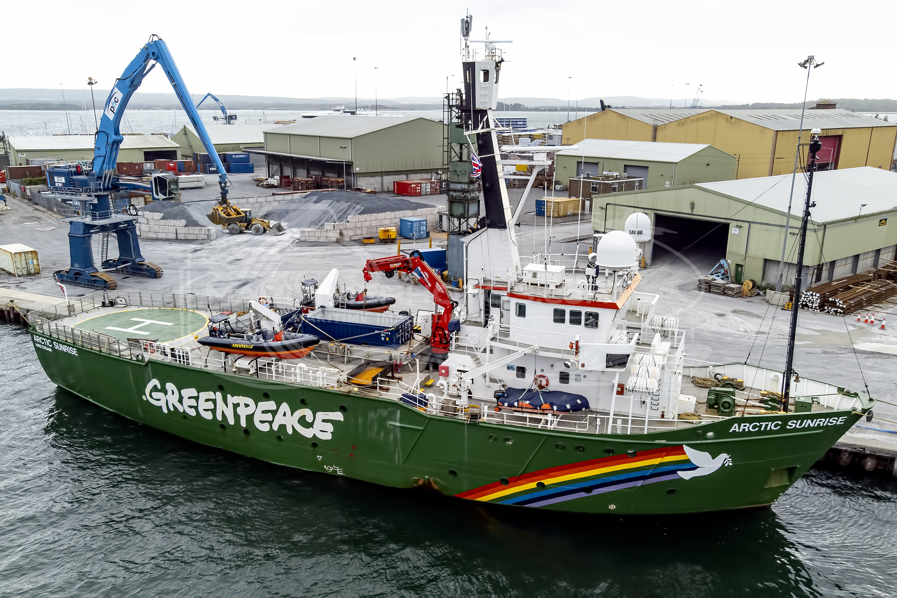 Arctic Sunrise Research / Survey IMO 7382902 at Poole, United Kingdom