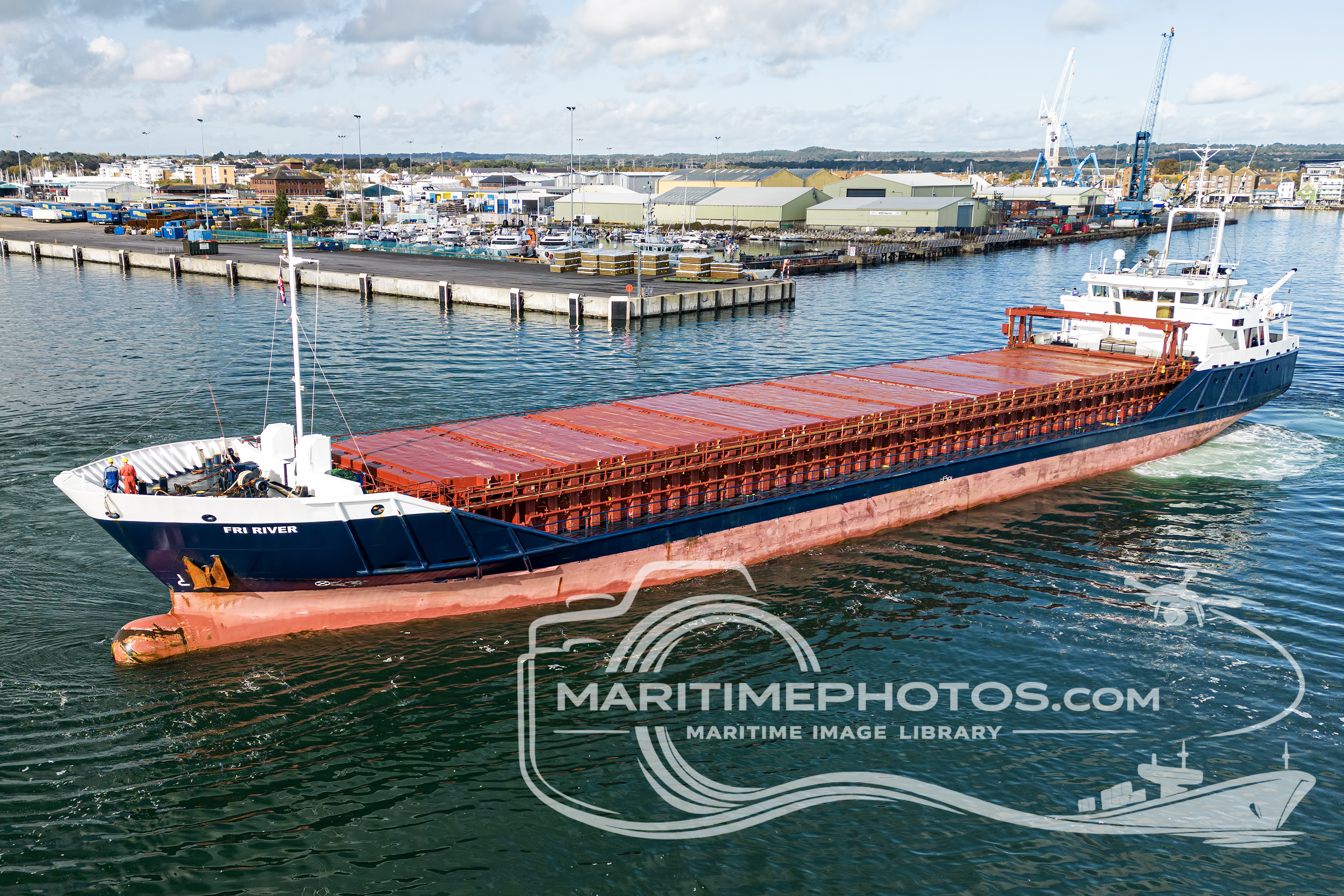 Fri River General Cargo IMO 9224104 at Poole, UK