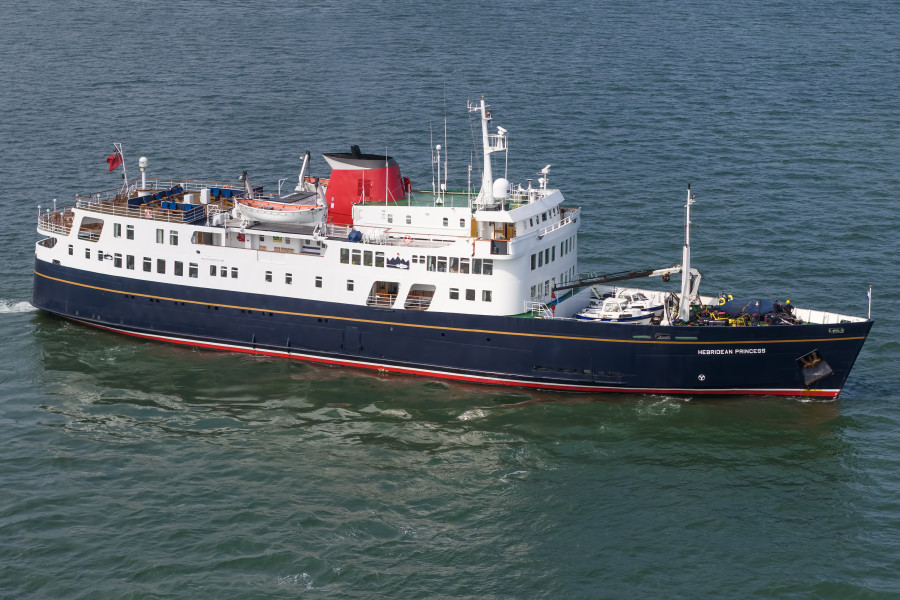 Hebridean Princess IMO 6409351 at Poole, United Kingdom