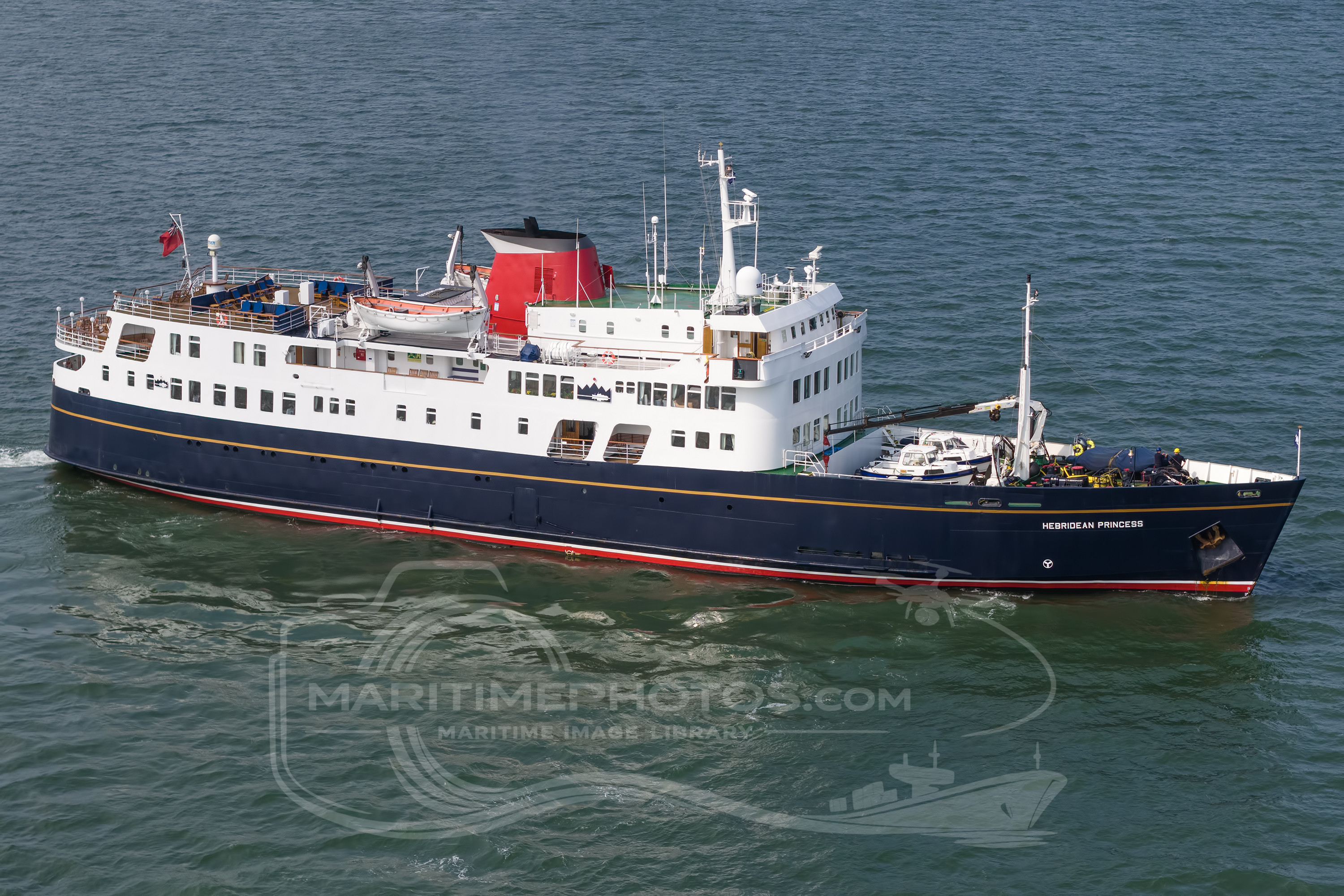 Hebridean Princess Cruise Ship IMO 6409351 at Poole, United Kingdom