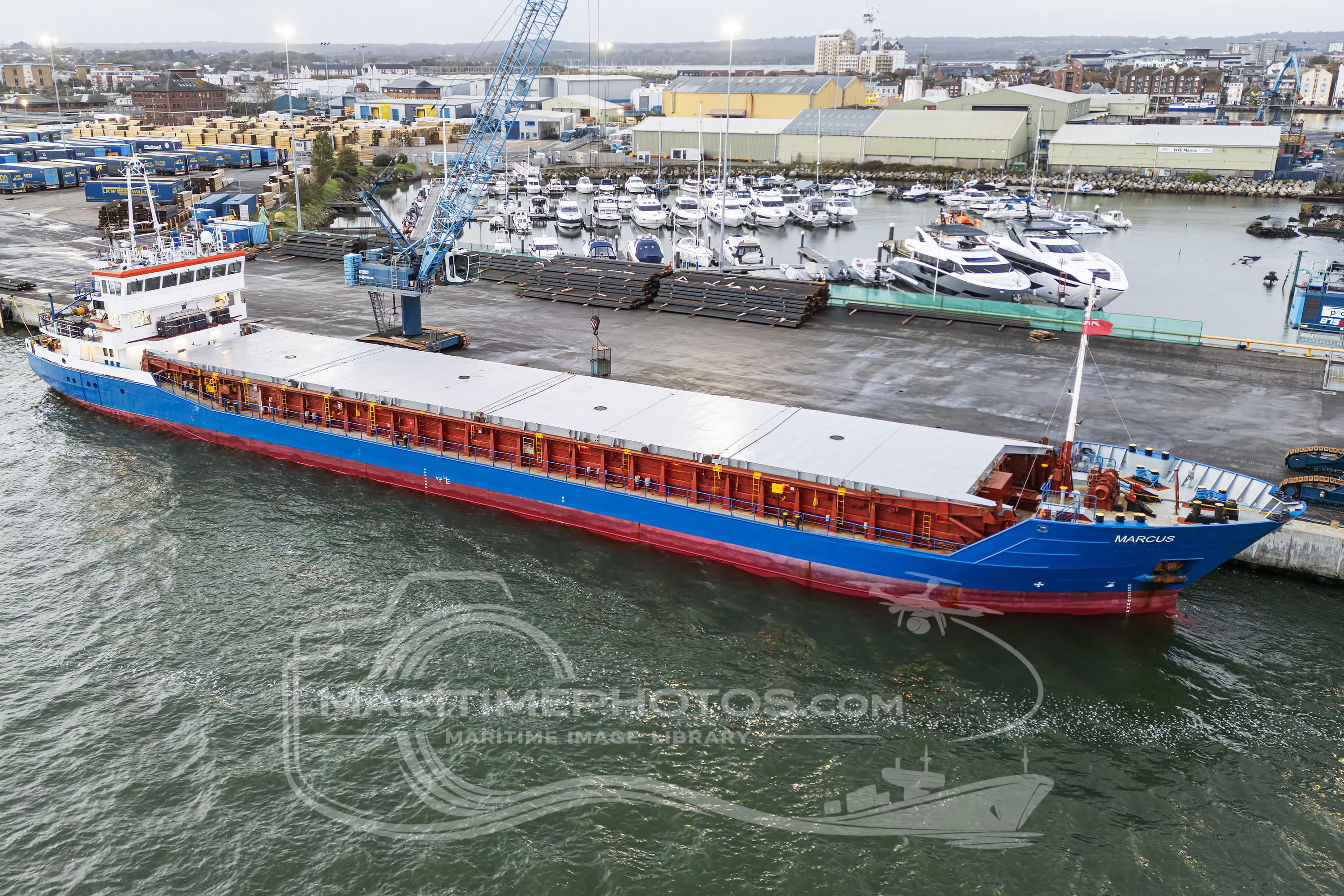 Marcus General Cargo IMO 9313656 at Poole, United Kingdom