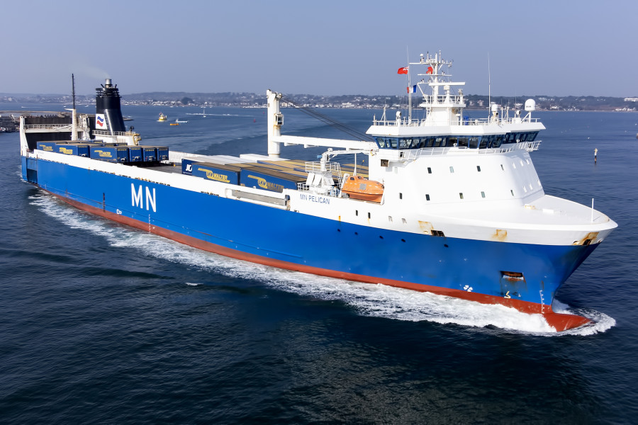 MN Pelican at Poole, UK