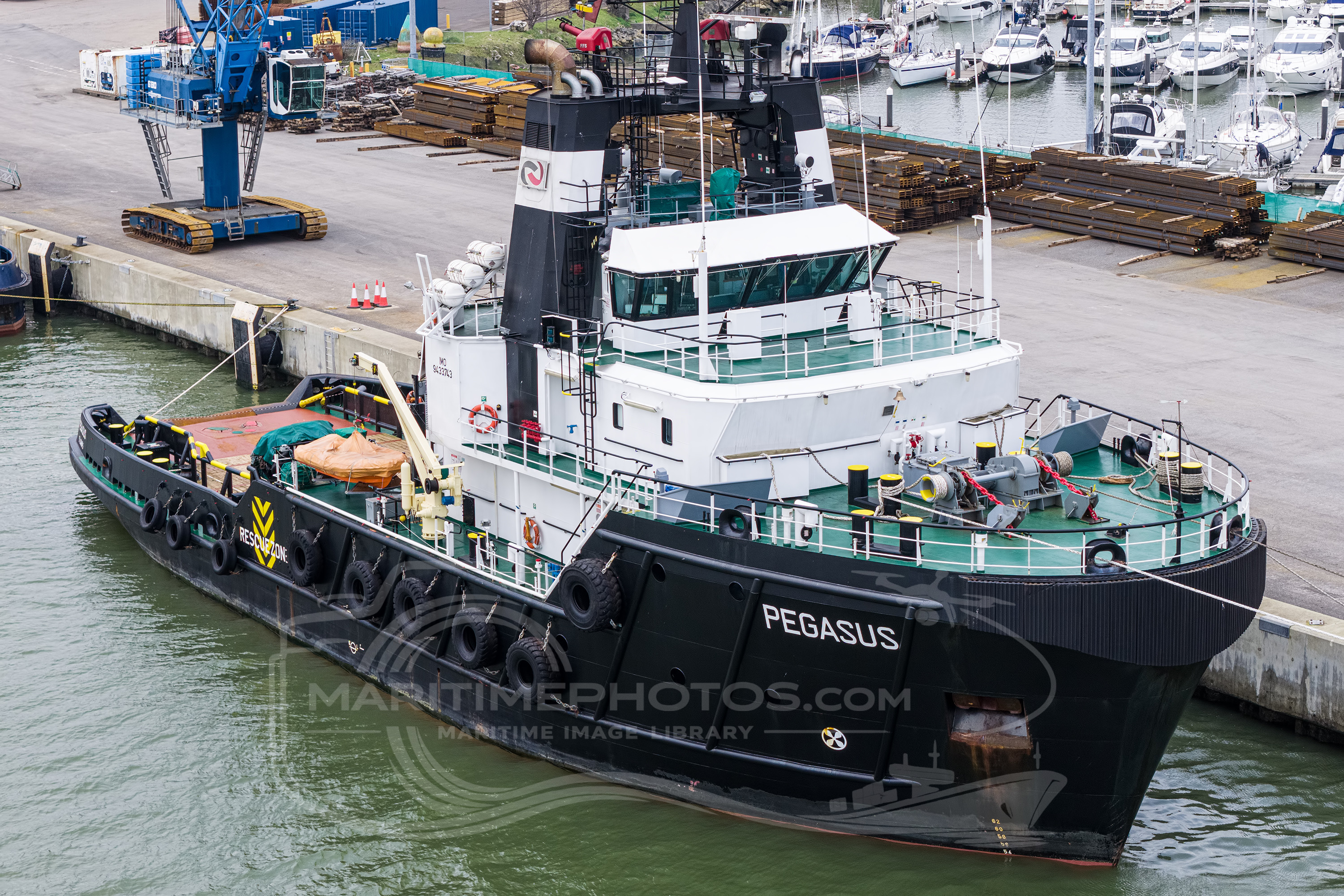 Pegasus Tug IMO 9433743 at Poole, United Kingdom