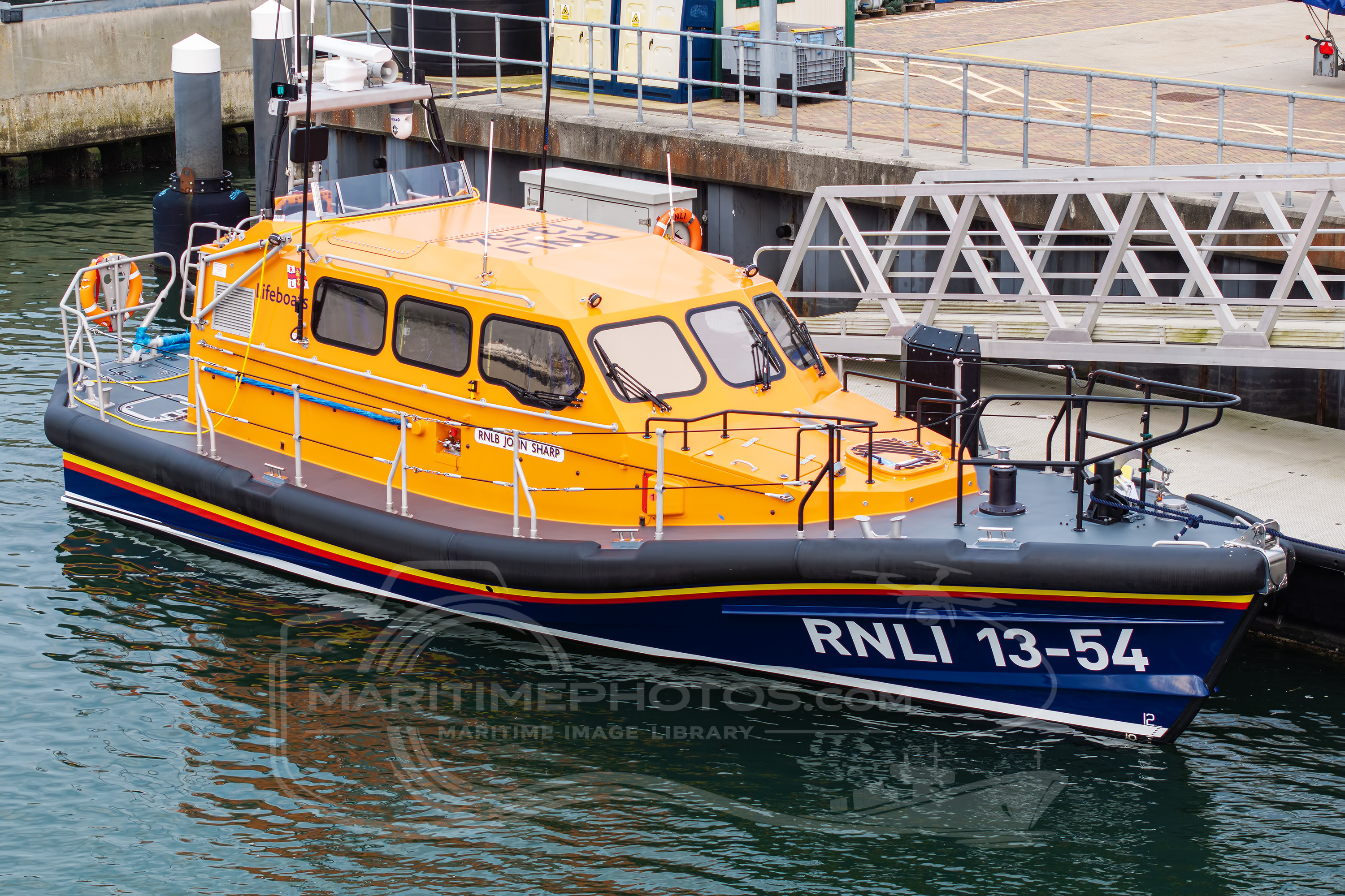 Shannon Class 13-54 "RNLB John Sharp" RNLI – Shannon Class at Poole, United Kingdom