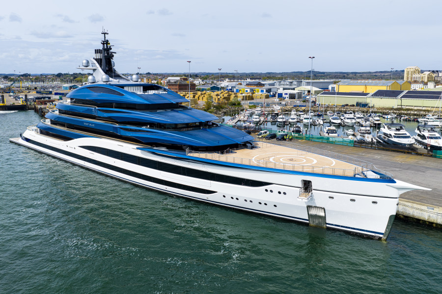 Deep Blue IMO 9950686 at Poole, United Kingdom