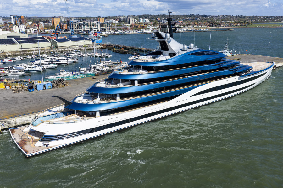 Deep Blue IMO 9950686 at Poole, United Kingdom