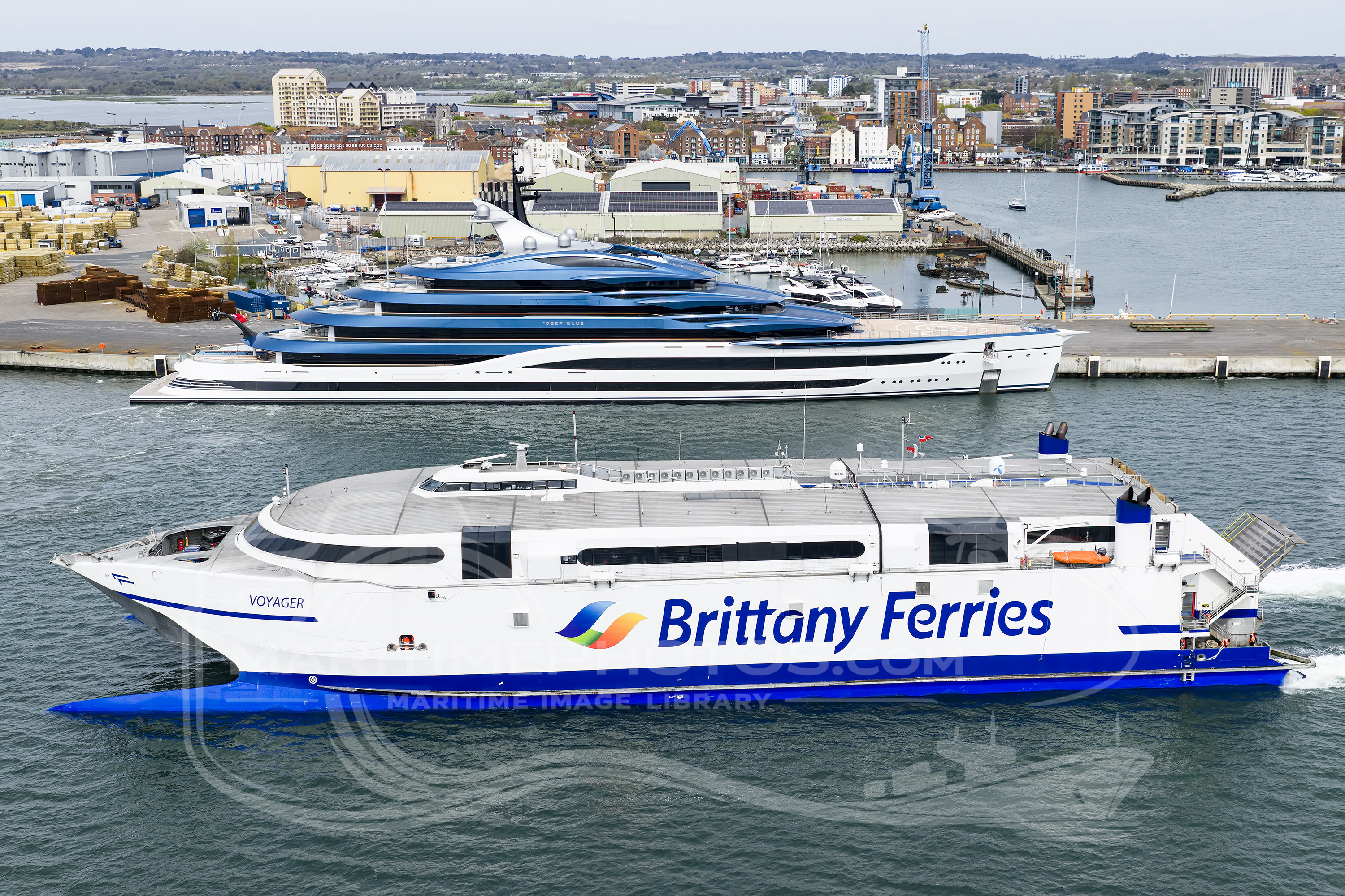 Voyager Fast Catamaran IMO 9221358 at Poole, United Kingdom