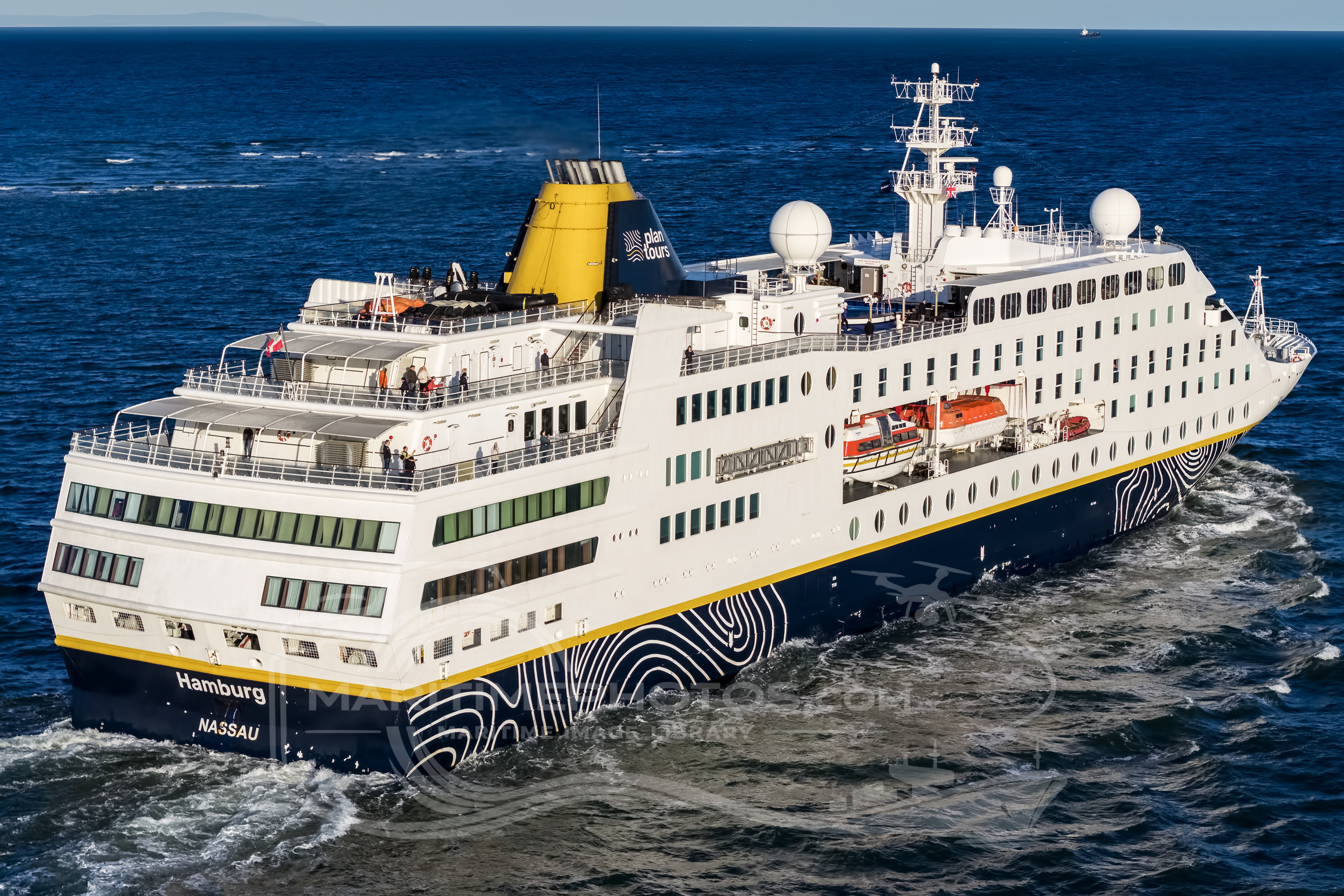 Hamburg Cruise Ship IMO 9138329 at Poole, United Kingdom