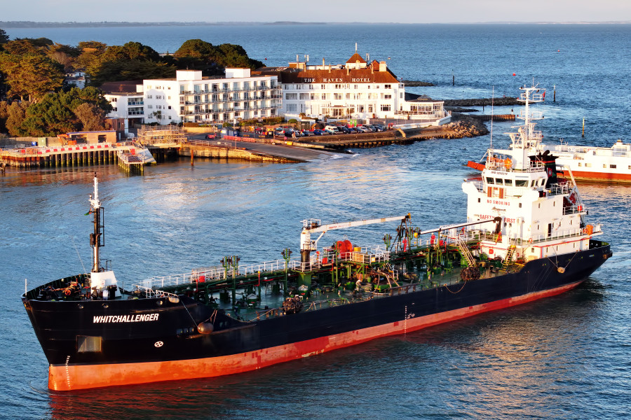 Whitchallenger IMO 9252278 at Studland, United Kingdom
