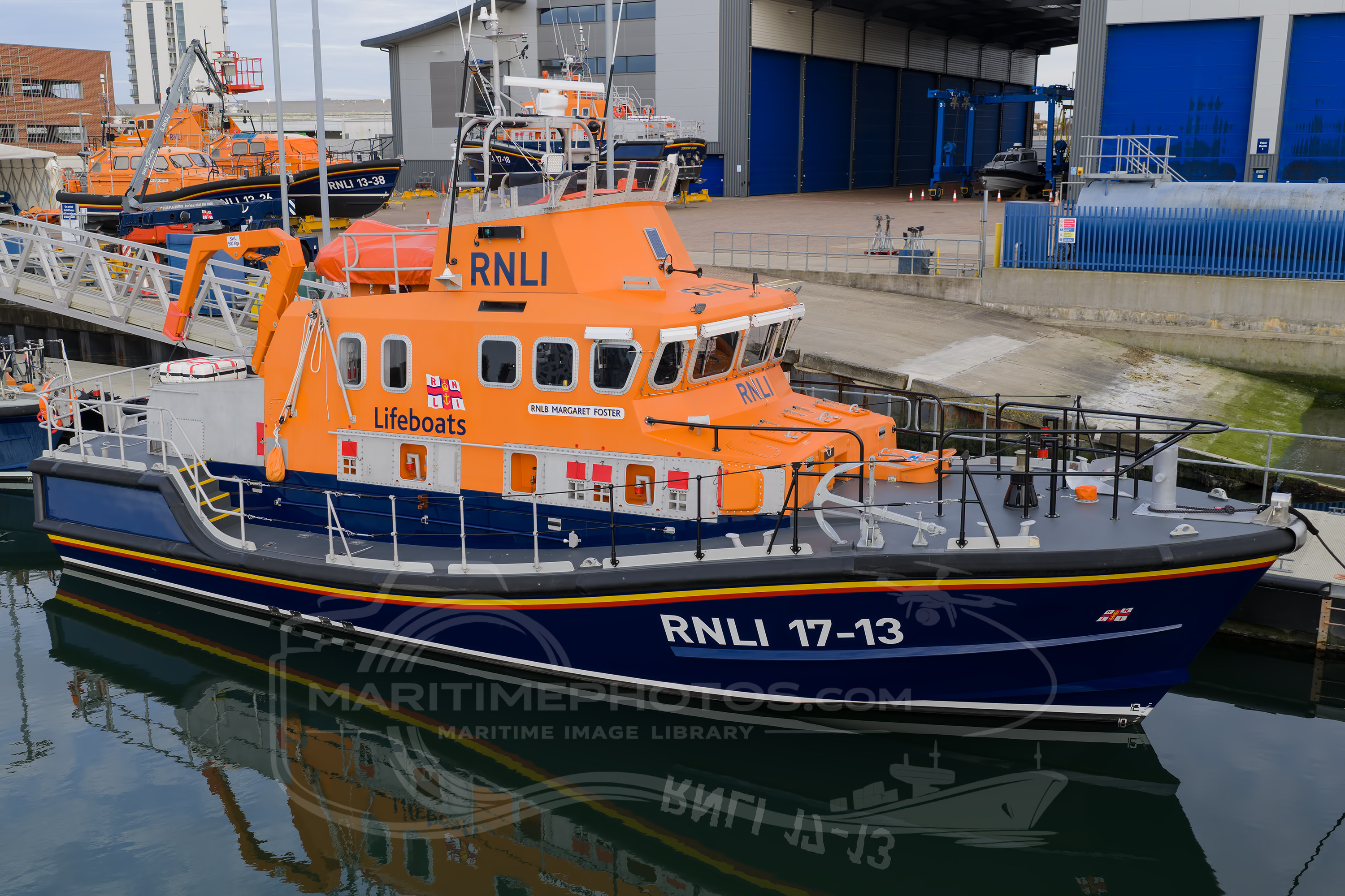 Severn Class 17-13 "RNLB MARGARET FOSTER" RNLI – Severn Class at Poole, United Kingdom