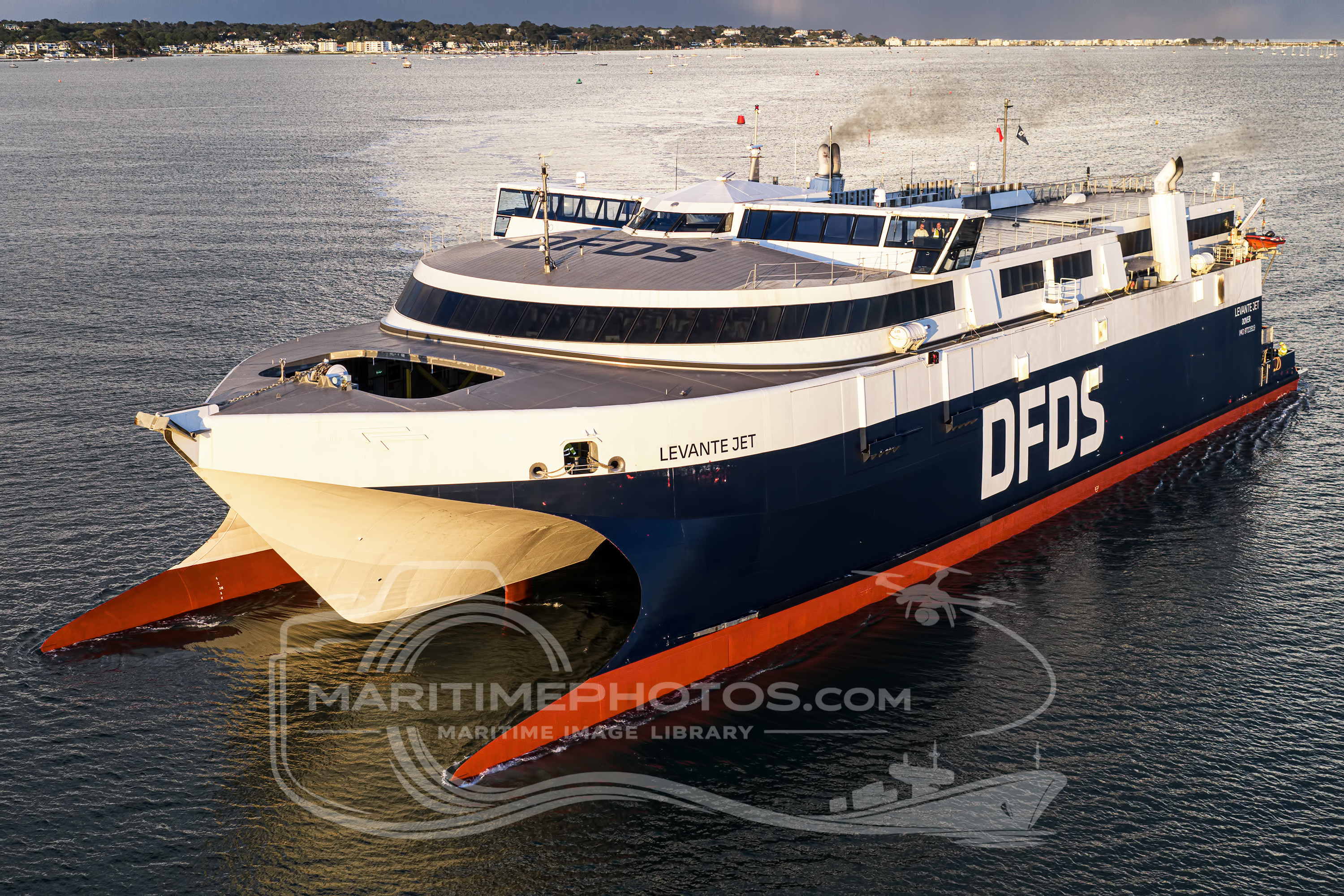 Levante Jet Fast Catamaran IMO 9722819 at Poole, United Kingdom