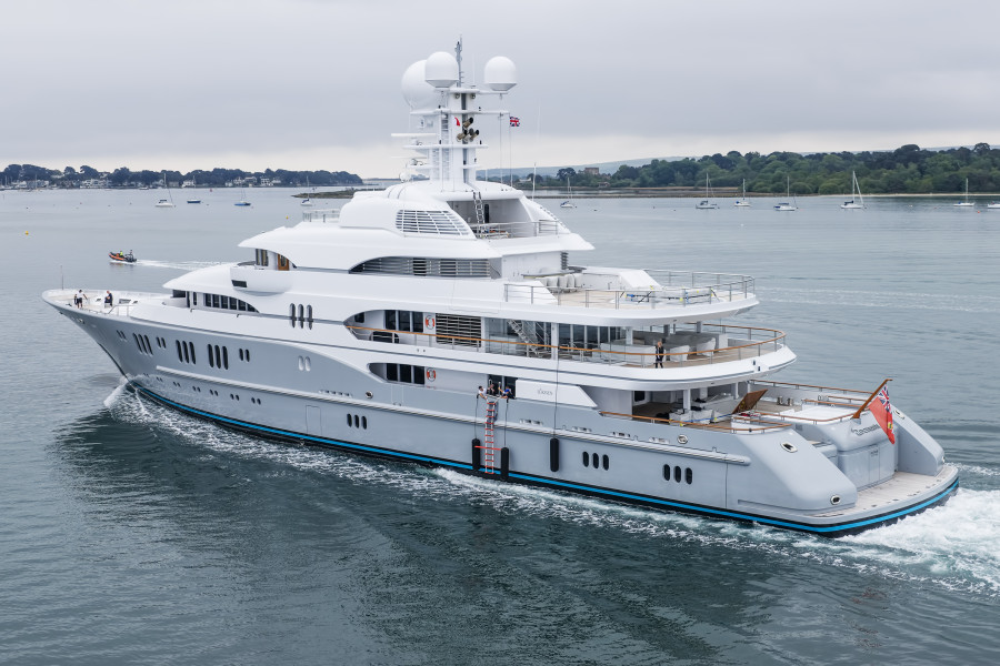 Rocinante IMO 1009699 at Poole, United Kingdom